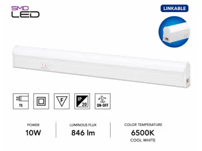 10x 10 x LED Balk Onder-Meubel 10W – 6400K – 90cm – SIGMA-10 – kavel bij XL Auctions