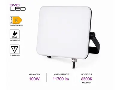 10x 10 x Frameloze LED Schijnwerper 100W – 6400K – PEGASUS-100 – kavel bij XL Auctions