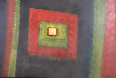 Acryl op doek, Maya Wildevuur, Abstract, 2008 – kavel bij Onlineveilingmeester, Groningen