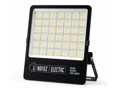2x 2 x LED Schijnwerper 600W – 6400K – Zwart – BORNEO-600 – kavel bij XL Auctions