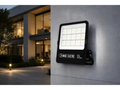 4x 4 x LED Schijnwerper 200W – 6400K – Zwart – BORNEO-200 – kavel bij XL Auctions