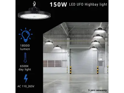 10x 10 x LED UFO Highbay PRO 150W – WEB-150 – kavel bij XL Auctions