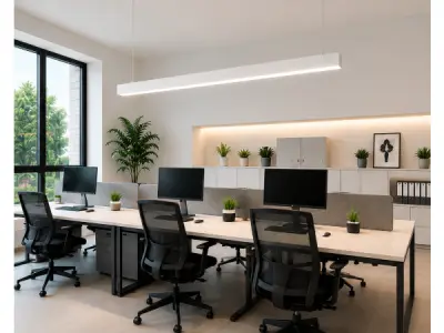5x 5 x Lineaire LED Hanglamp 40W – 3CCT – Wit – INNOVA3-40 – kavel bij XL Auctions