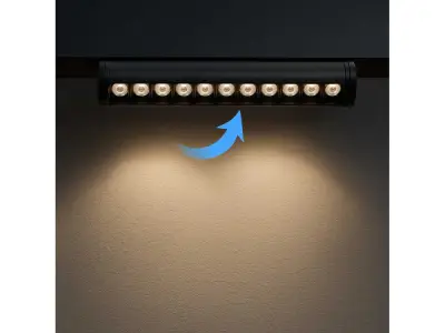 8x 8 x Lineaire LED Spot voor Magnetische Rail – 18W – Alfa – kavel bij XL Auctions