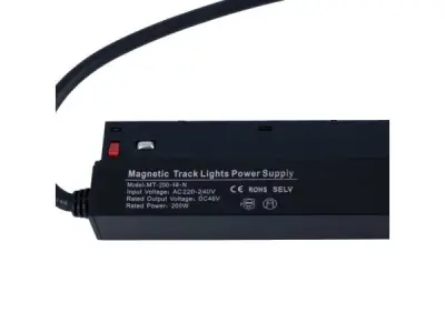 4x 4 x Transformator voor Magnetische Rail – 48V – 200W – Zwart – kavel bij XL Auctions