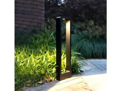 4x 4 x Tuinlamp – 60 cm – 7W LED – 3000K – Zwart – SLA-01 – kavel bij XL Auctions