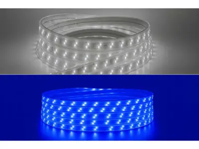 2x 2 x LED Strip – 25 Meter – 10W/m – Blauw & Koud Wit – kavel bij XL Auctions
