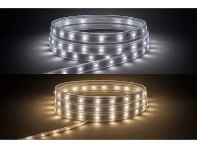 5x 5 x LED Strip – 25 Meter – 10W/m – Wit & Warm Wit – kavel bij XL Auctions