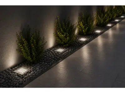 6x 6 x LED Trapverlichting 3W – 6400K Koud Wit – IP54 – AKIK – kavel bij XL Auctions