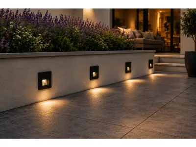 10x 10 x LED Trapverlichting 3W – Vierkant – Zwart – ICON-S – kavel bij XL Auctions