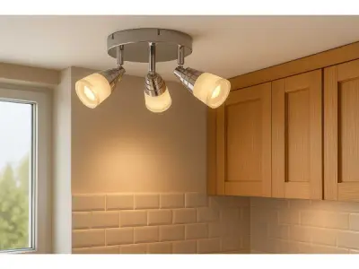 6x 6 x LED Plafondlamp – 3 Spots – 3 x 5W – 4000K – DI01 – kavel bij XL Auctions