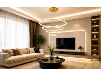 LED Kroonluchter – 3 Kleuren – Dimbaar – P7068/4 – kavel bij XL Auctions
