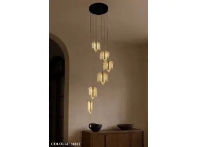 Design LED Hanglamp – 3000K – In Hoogte Verstelbaar – B063/6 – kavel bij XL Auctions