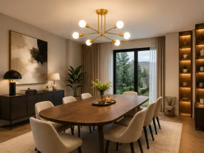 LED Hanglamp Max 18W – 6x E27 – Goud – LORENZO-6 – kavel bij XL Auctions