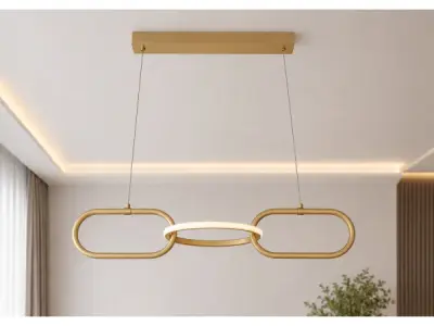 Design LED Hanglamp 20W – 4000K – Rosé Goud – EMPIRE-20 – kavel bij XL Auctions