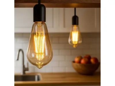 40x 40 x Amber Filament Lamp ST64 – 6W – E27 – Dimbaar – IP20 – kavel bij XL Auctions