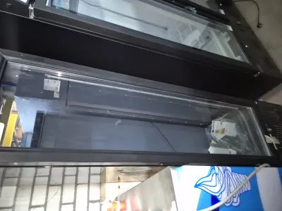 Nieuwe compacte zwarte glasdeur koeling – kavel bij Veilingwinnaar, Amsterdam-West
