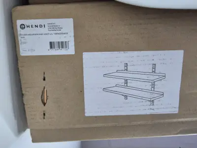 Nieuwe verstelbare wandplank dubbel 100x300x600mm – kavel bij Veilingwinnaar, Amsterdam-West