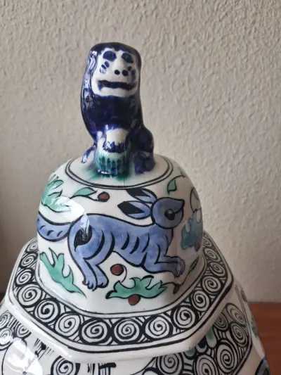 Boch vaas 121 – kavel bij De Kringwinkel, Ieper