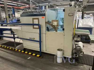 Folieverpakkingsmachine met krimptunnel (combinatiemachine) BECK – kavel bij IVG, Augsburg