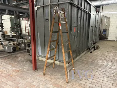 Holz-Stehleiter ILLER-LEITER – kavel bij IVG, Augsburg