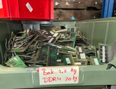 Ca. 20KG DDR4 server/laptop geheugen – kavel bij Domeinen Roerende Zaken, Hoogeveen
