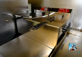 Friteuse met dubbele bak – kavel bij Nl.clicpublic