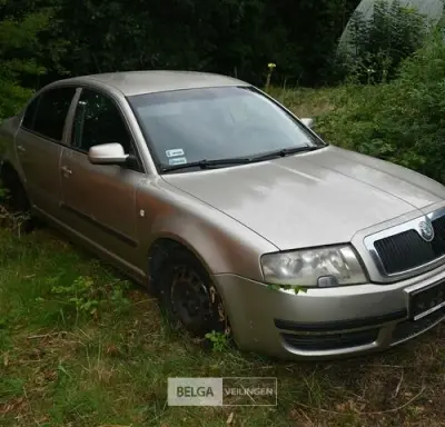 SKODA SUPERB, enkel voor vergunninghouders en erkende centra voor verschrotting – kavel bij Belga Veilingen