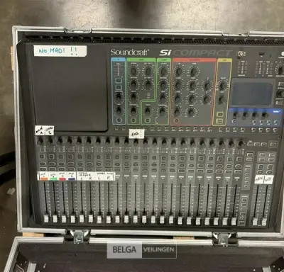 Mengtafel SOUNDCRAFT digitaal – kavel bij Belga Veilingen