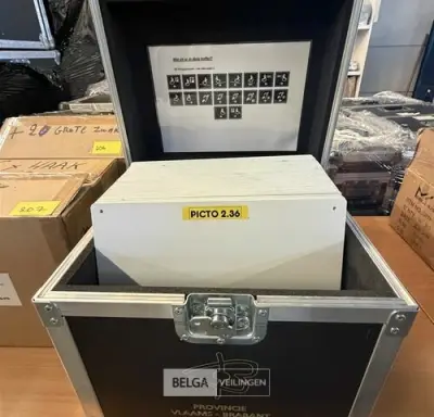 1x Pictogrammenkist – kavel bij Belga Veilingen