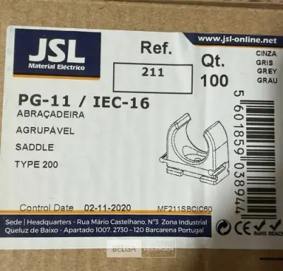 JSL aaneenschuifbare veerklemmen (13 dozen) – kavel bij Belga Veilingen, Peer