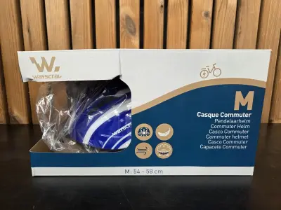1 Fietshelm Blauw Medium – kavel bij Hammertime