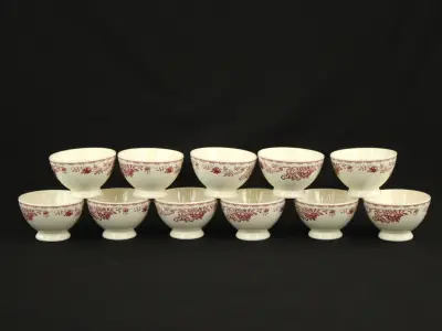 Royal Boch Sorbier set van 11 tapa/hapjes of mini soepkommetjes – kavel bij De Kringwinkel, Antwerpen
