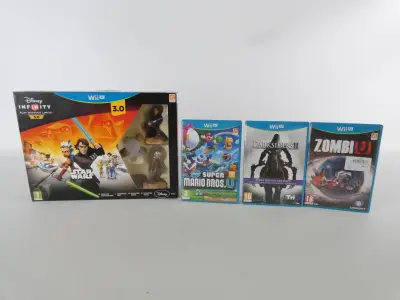 Disney Infinity 3.0 Star Wars Starter Pack & 3 Wii U Games – kavel bij De Kringwinkel, Heverlee