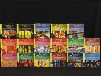 Lot met 17 Johann Sebastian Bach CD-boxen – kavel bij De Kringwinkel, Antwerpen