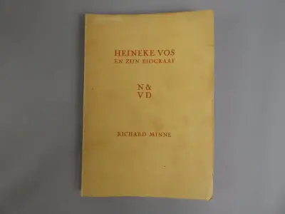 Heineke Vos en zijn biograaf - Richard Minne 1933 – kavel bij De Kringwinkel, Diest