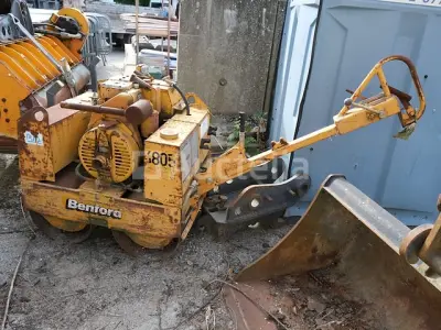 Benford 2-65B 2-rol bodemverdichter – kavel bij Auctelia, Orp-Jauche