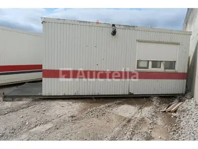 Containerkantoor – kavel bij Auctelia, Harelbeke