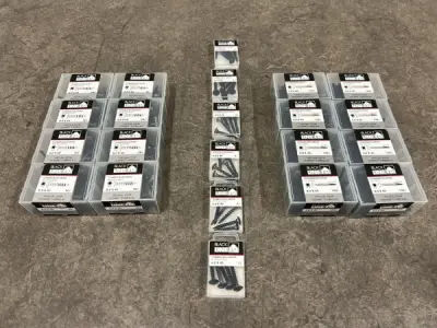 Blackline schroeven zwart voor tuinbeslag set 22-delig – kavel bij XL Auctions
