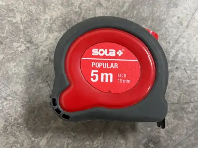 10x Sola rolmaat 5m Popular – kavel bij XL Auctions