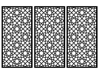 3x Composiet terrasscherm "Alhambra" 180x90cm – kavel bij XL Auctions