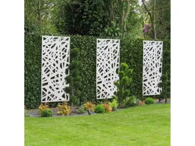 3x Composiet terrasscherm "Kerplunk" 180x90cm – kavel bij XL Auctions