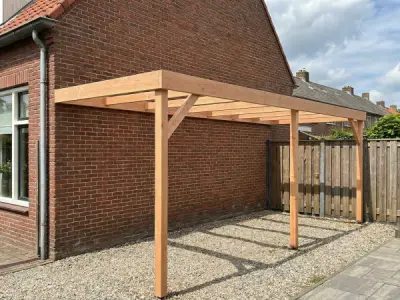 Carportframe muuraanbouw 1200x300x215 cm – kavel bij XL Auctions