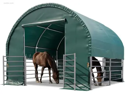 RTE - 8112 - Dierenverblijf / cattle tent – kavel bij Auctim, Aartselaar