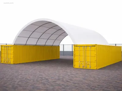 RTE - 2025 - 8117 - Opslagtent 6000x6000x2000mm – kavel bij Auctim, Aartselaar