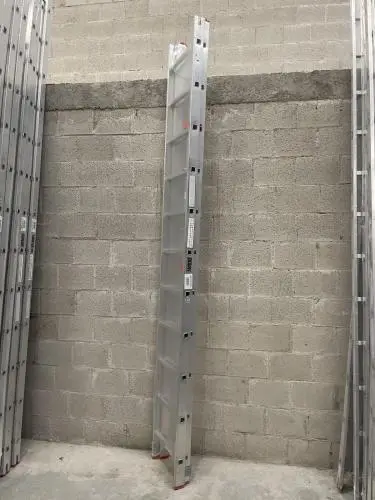 2-delige schuifladder 2x11 TÜV-aluminium – kavel bij Openbare Verkopen, Maasmechelen