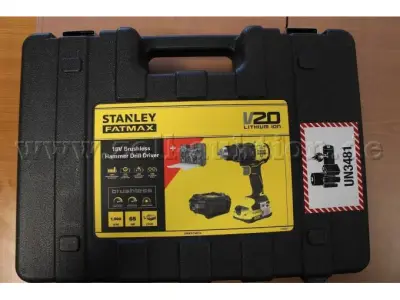 1 Akku-Schlagbohrschrauber Stanley (SFMCD716D1A) mit 100-tlg. Zubehörset u. Koffer – kavel bij Zoll-Auktion, Aachen