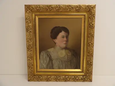 Damesportret - J. de Kleijn (1908?) – kavel bij De Kringwinkel, Leopoldsburg