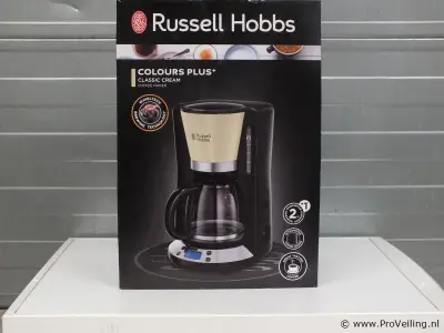Russel hobbs koffiezetmachine met glazen kan – kavel bij ProVeiling