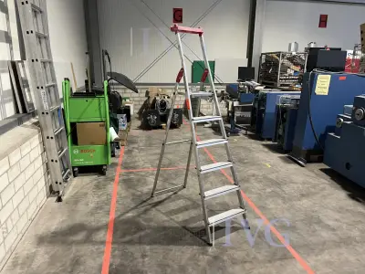 Alu-Stehleiter HAILO Super Step 8506 – kavel bij IVG, Hannover